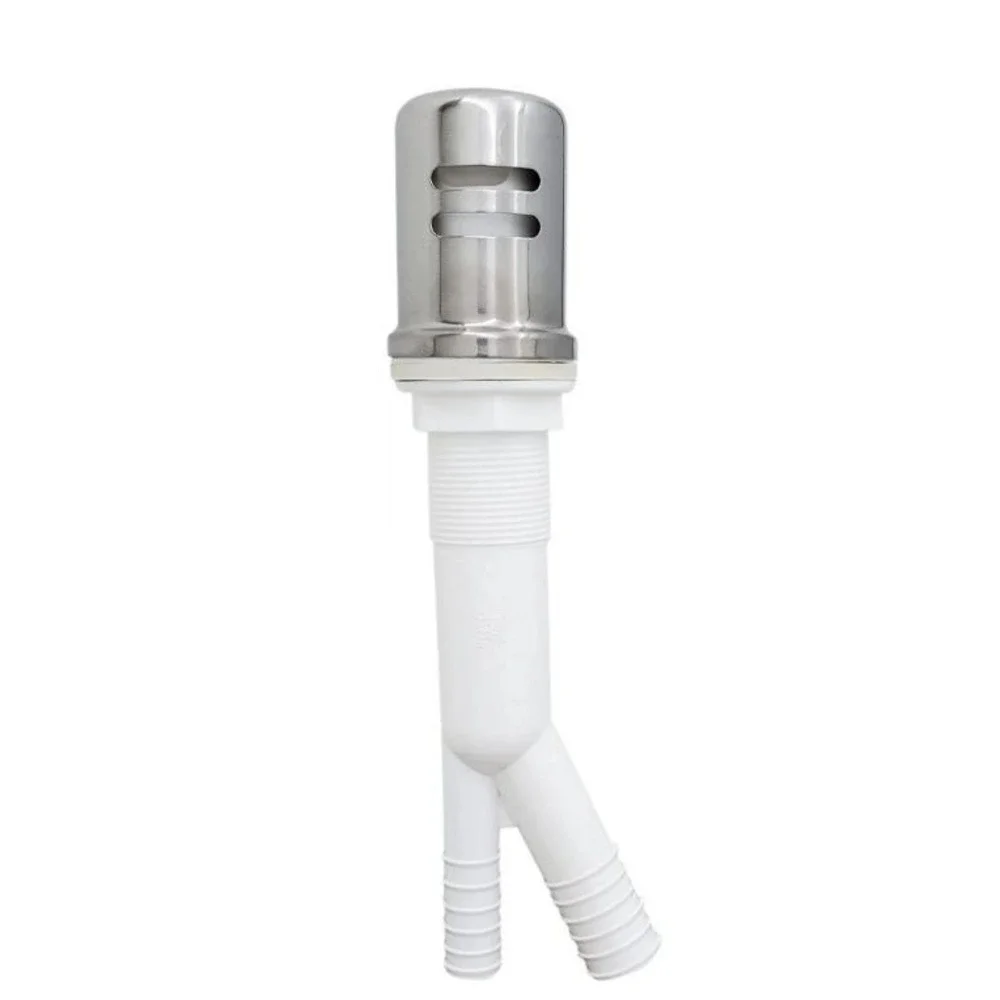 Westbrass D200-1-20 Brass Dishwasher Air Gap Stainless Steel Skirted New